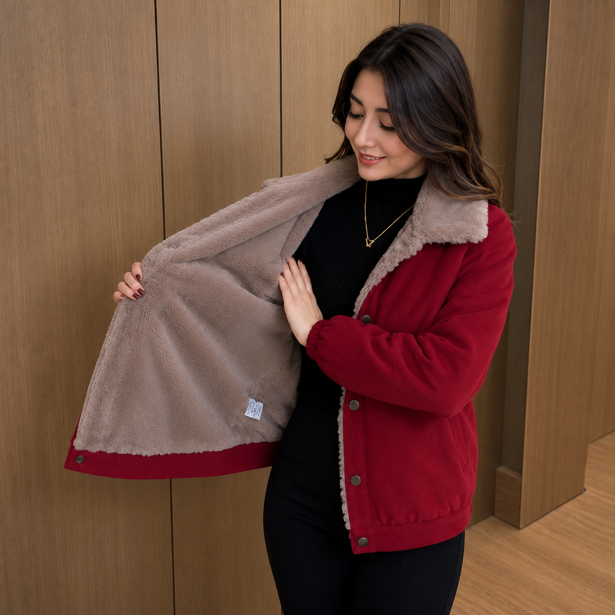 Celeste™ Jacket with Plush Lining and Sophisticated Design