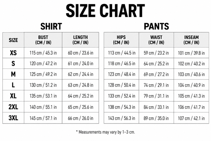 Size Guide
