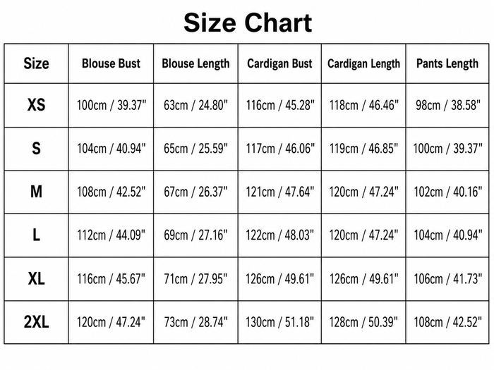 Size Guide