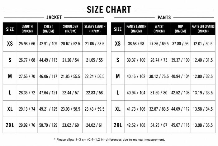 Size Guide
