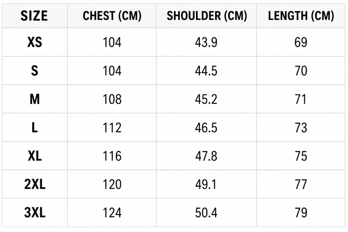 Size Guide