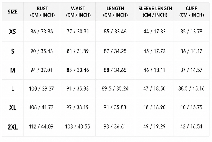 Size Guide