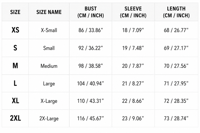 Size Guide