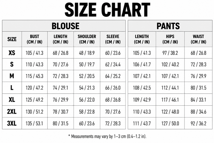 Size Guide