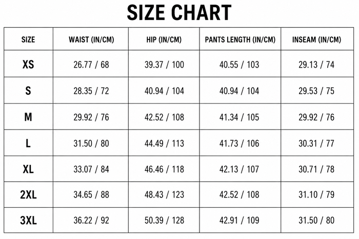 Size Guide