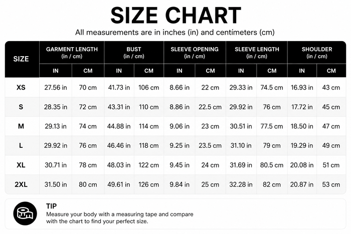 Size Guide