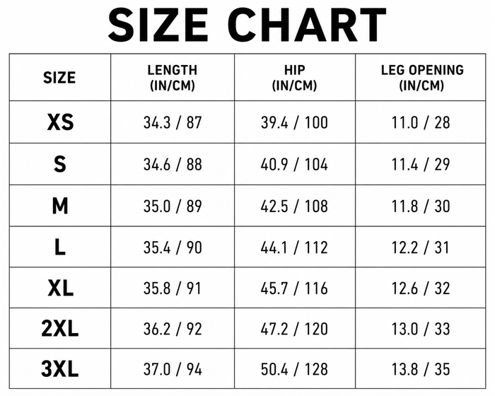 Size Guide