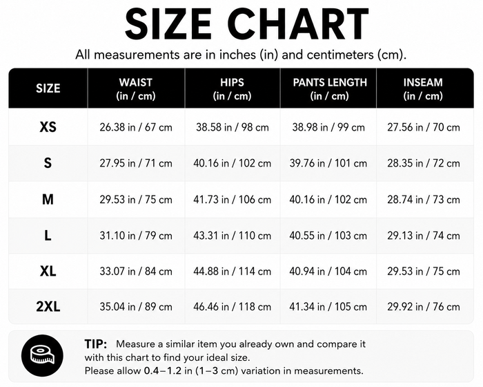 Size Guide