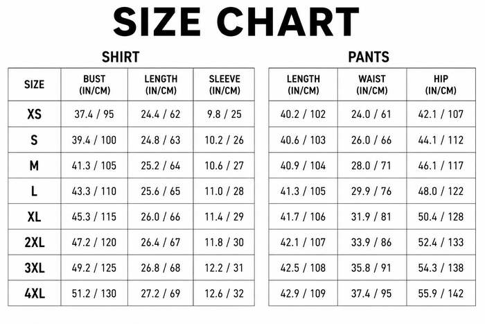 Size Guide