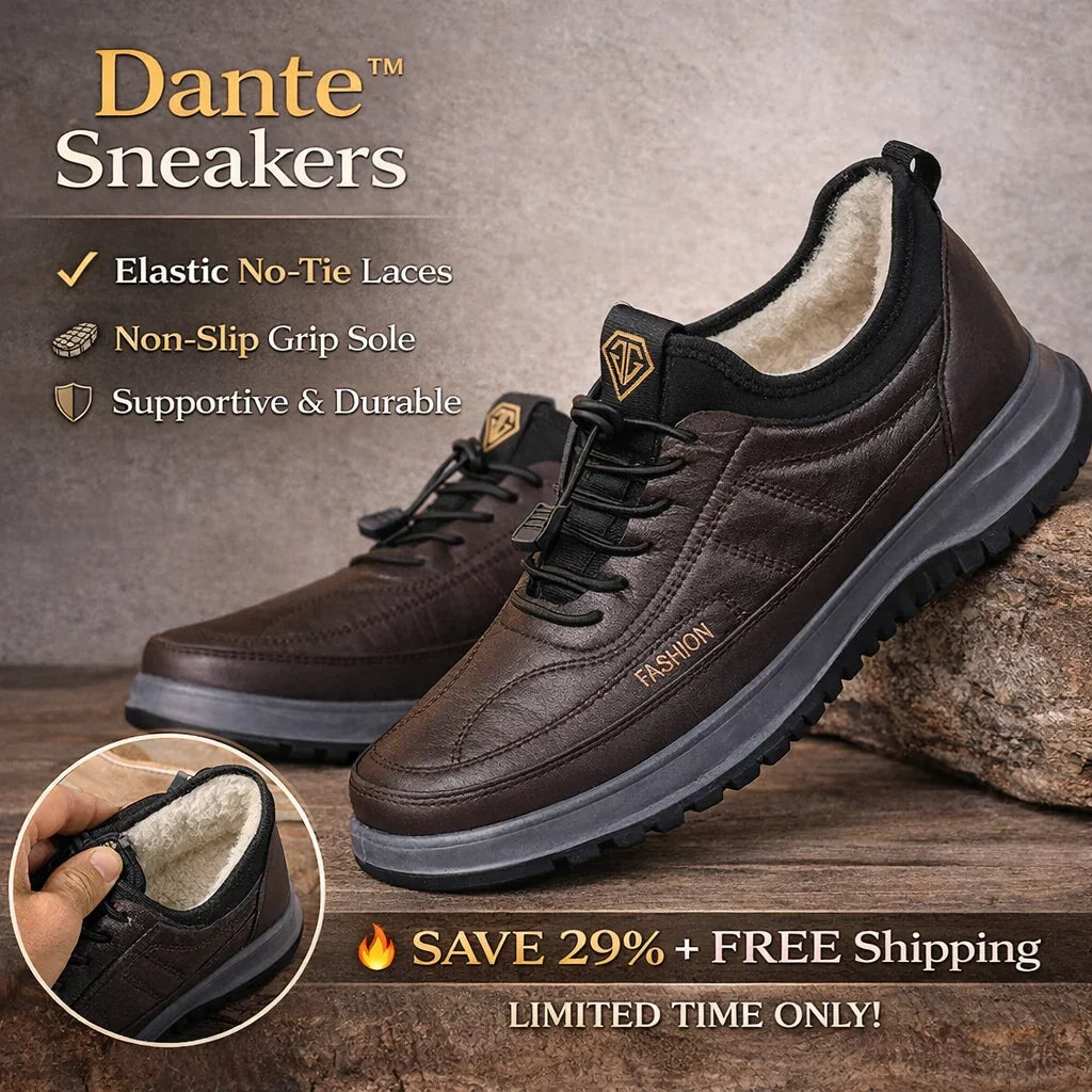Dante™ Sneakers with Elastic Laces and Sturdy Structure / Style and Practicality for Your Lifestyle!