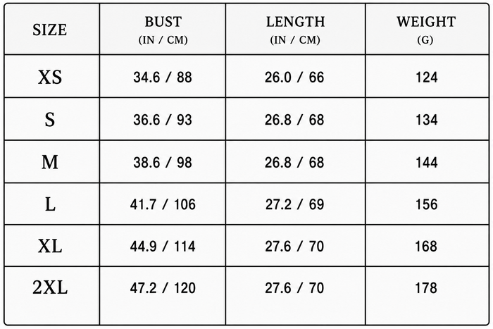 Size Guide