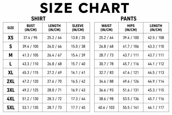 Size Guide