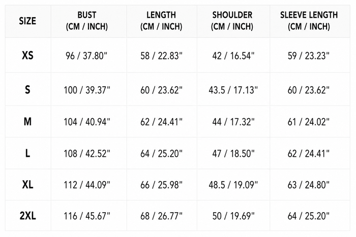 Size Guide