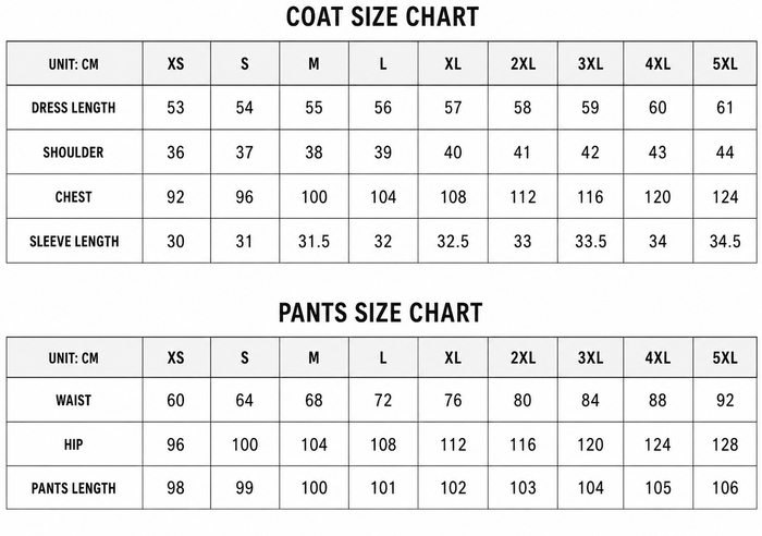 Size Guide