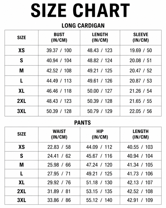 Size Guide