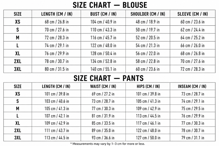 Size Guide