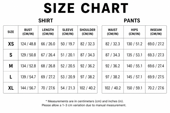 Size Guide