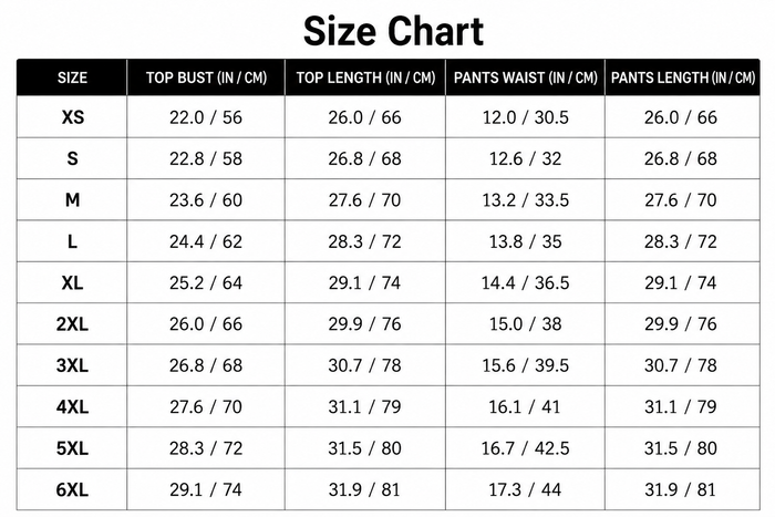 Size Guide