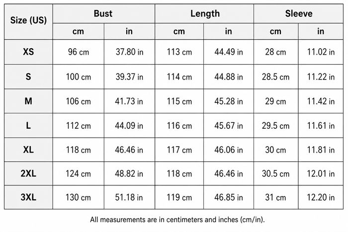 Size Guide