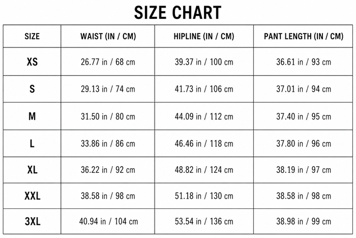 Size Guide