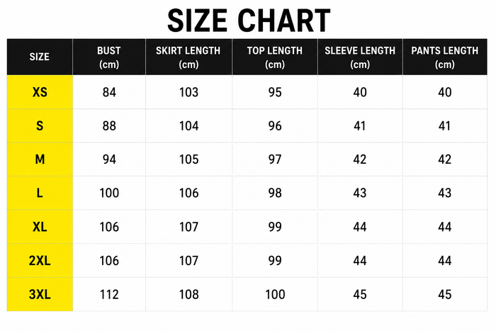 Size Guide
