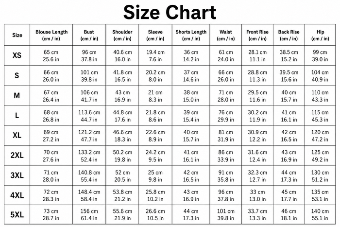 Size Guide