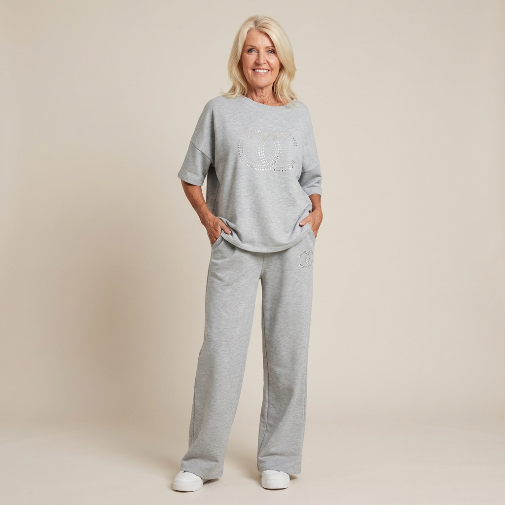 Urban Grace™ Signature Set in Comfort Knit with Elegant Crystal Details