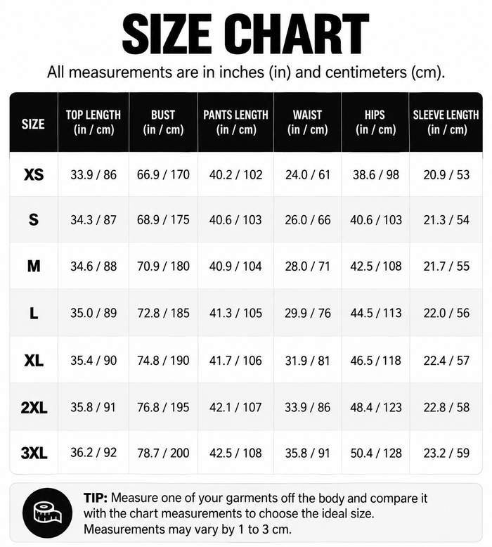 Size Guide