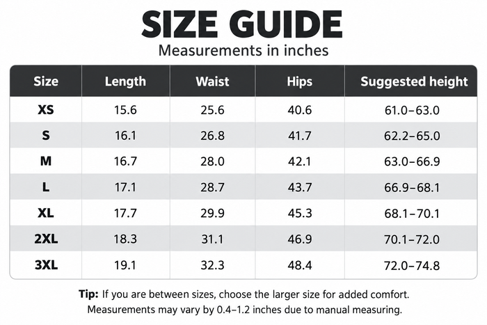 Size Guide