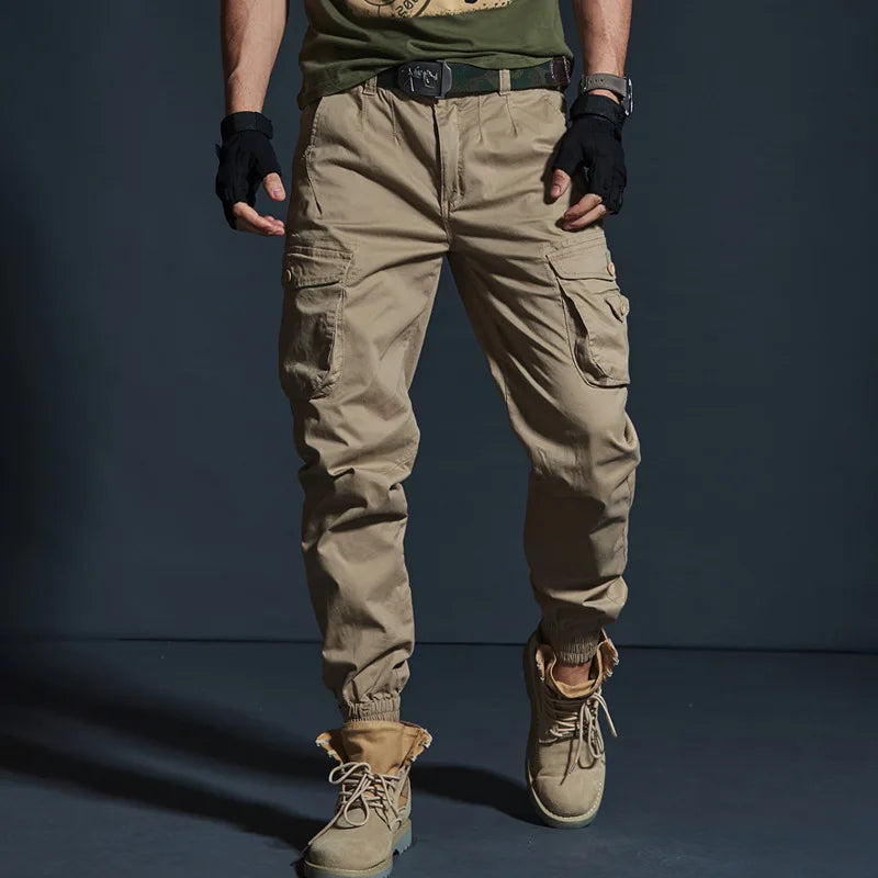 Roven™ Cargo Pants with Military-Inspired Tactical Styling and Jogger Cuffs