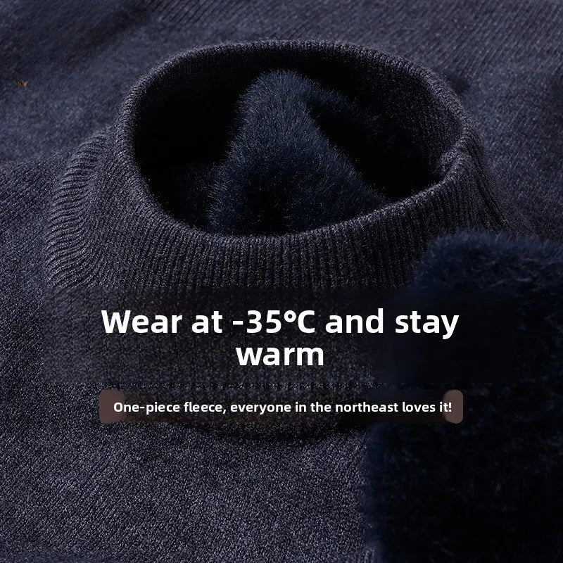 Everest™ Sweater with Premium Fleece Lining and High Neck / Sophisticated Warmth with Maximum Comfort Even on the Coldest Days!