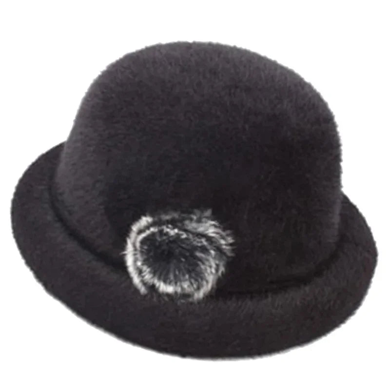 [🔥Last Day: Buy 1 Get 2 Free]  Clémence™ Hat in Synthetic Fox Skin / A Retro Touch that Celebrates Timeless Femininity!