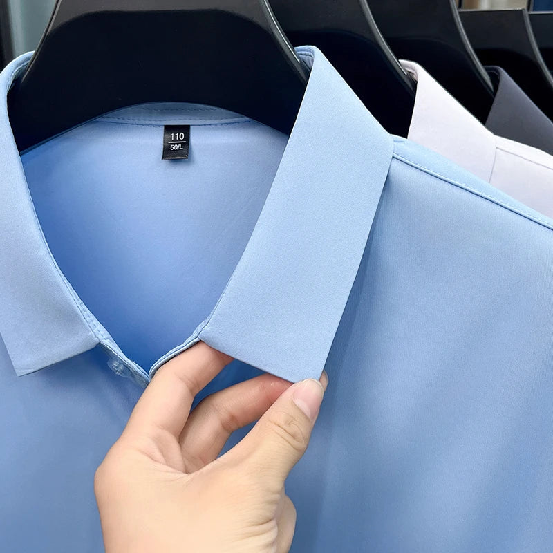 Montero™ Dress Shirt with Stretch Fabric and Cool, Silky Feel