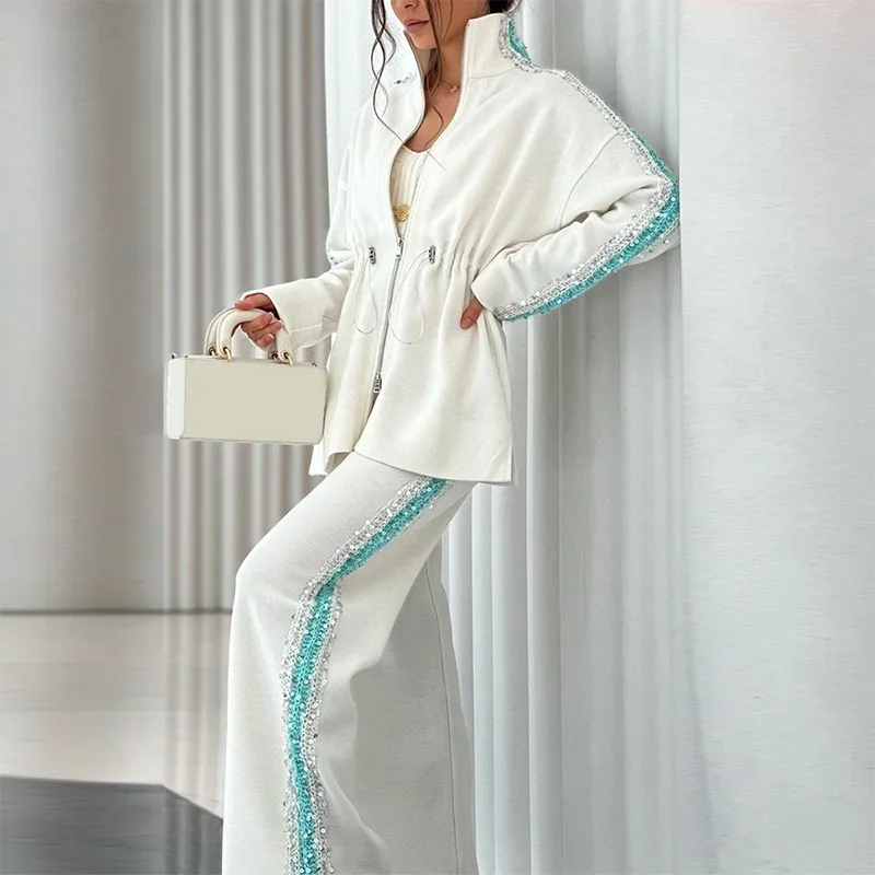 Heavenly™ Premium Knit Set with Sequin Embellishments / The Perfect Balance of Glamour and Sophistication!