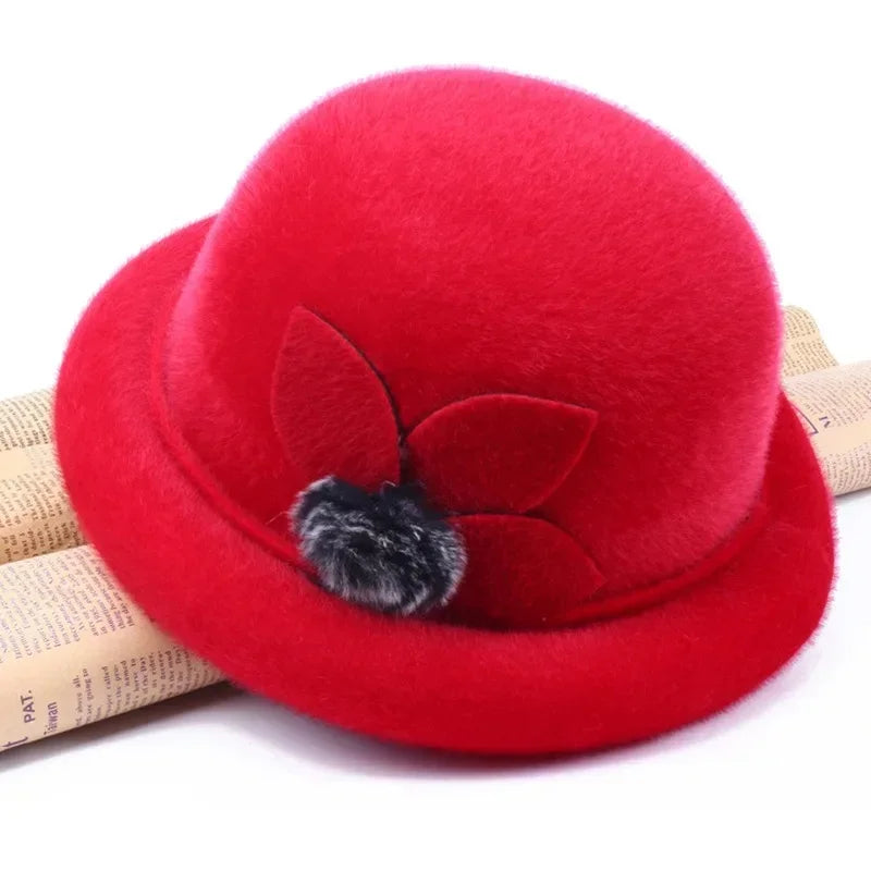[🔥Last Day: Buy 1 Get 2 Free]  Clémence™ Hat in Synthetic Fox Skin / A Retro Touch that Celebrates Timeless Femininity!