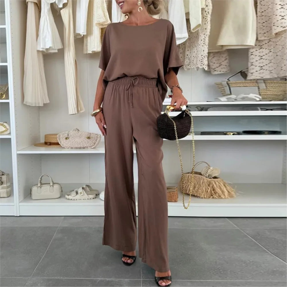 Duna™ Set in Premium Modal Knit with Loose Fit / Versatile Minimalism for All Occasions!