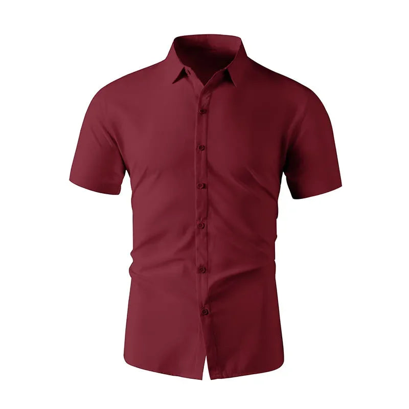 Marco™ Slim Fit Shirt with Classic Collar and Short Sleeves
