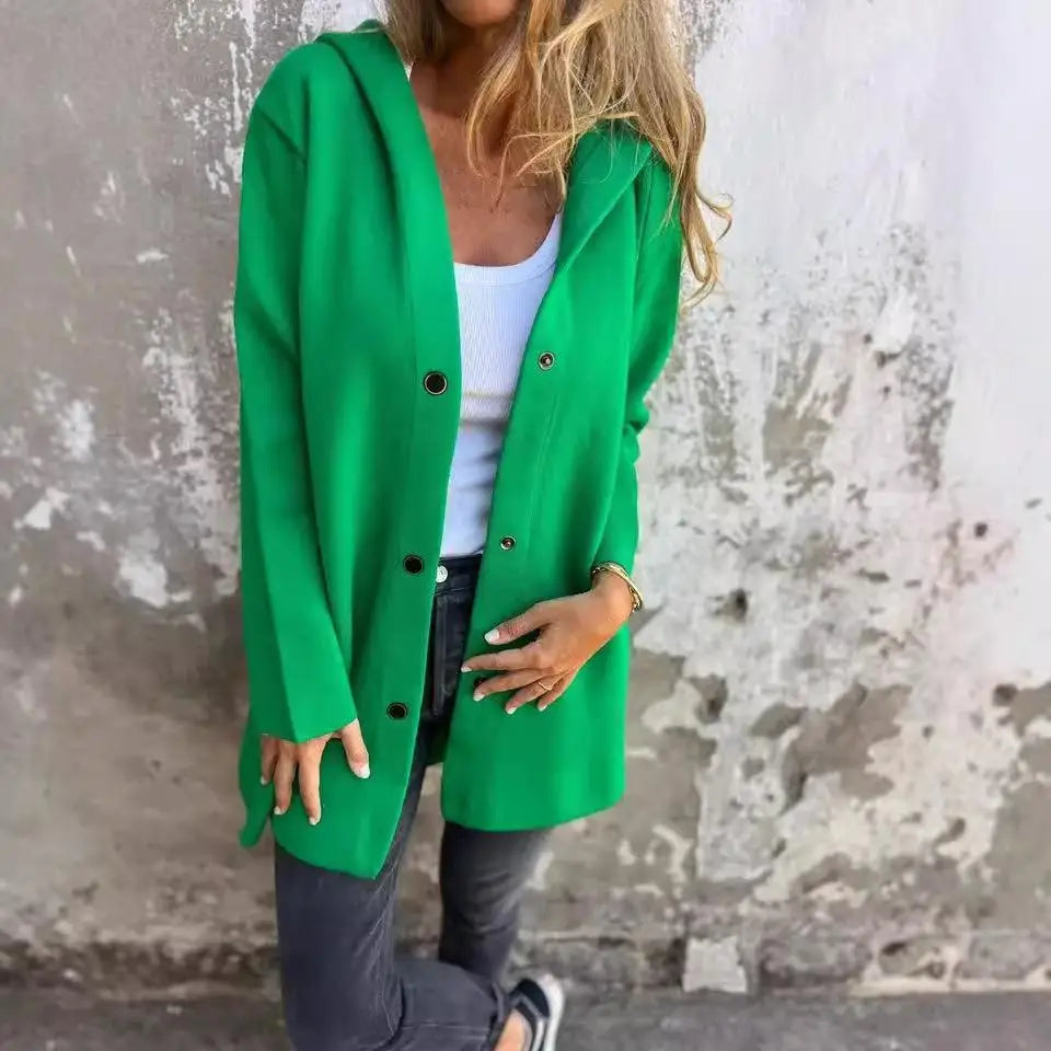 Cityline Charm™ Jacket in Premium Heavyweight Knit with Back Ring Detail / Sophisticated Urban Style That Never Goes Out of Fashion!