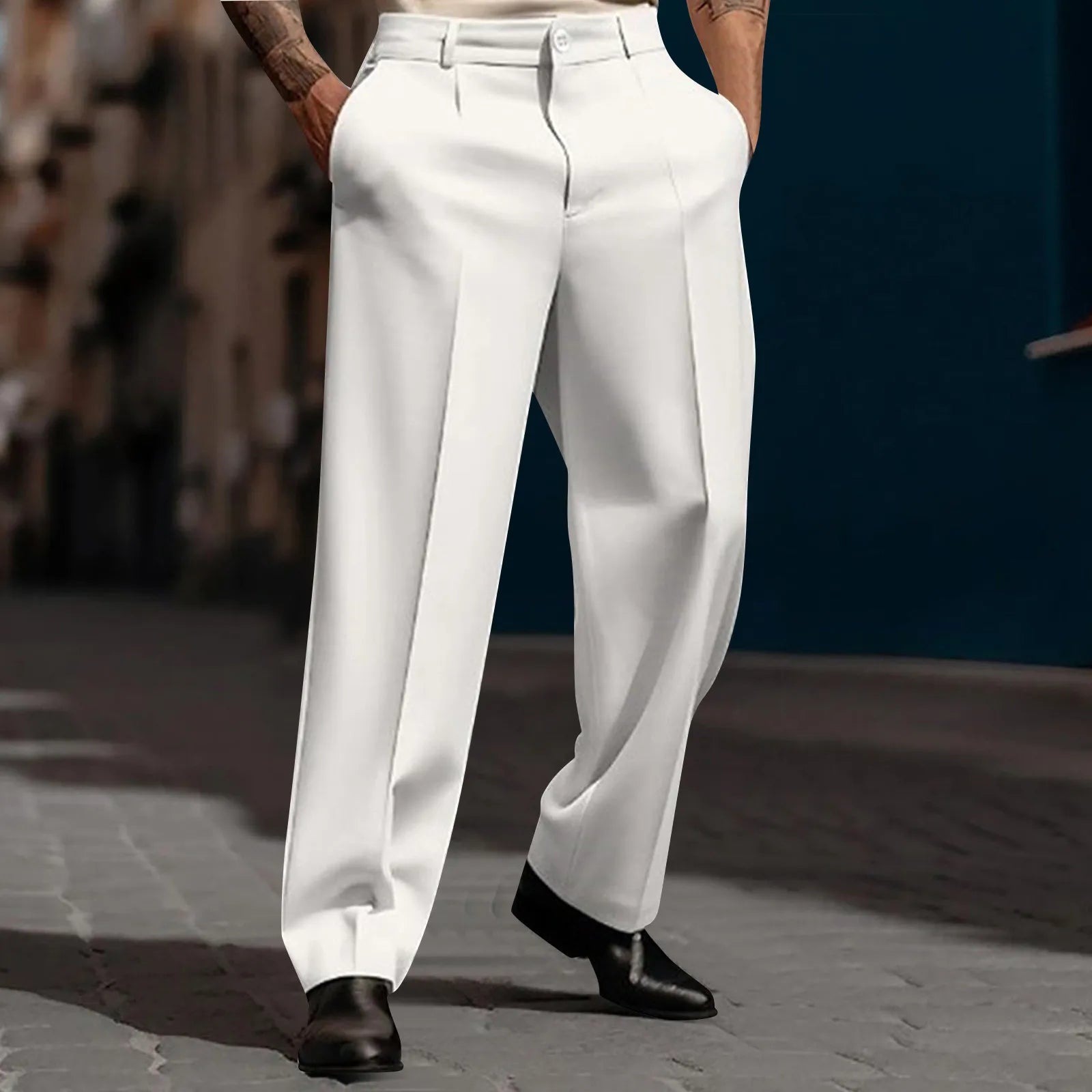 Pants Marcel™ in Premium Tailoring with Front Pleats and Relaxed Fit