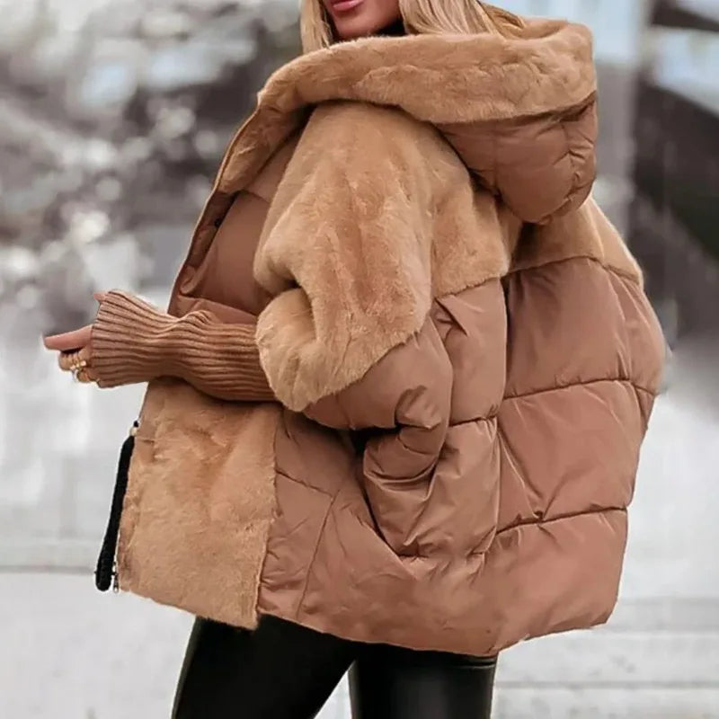 Berlin™ Coat with Premium Puffer and Plush Finish / Sophisticated Comfort for Women with Presence!