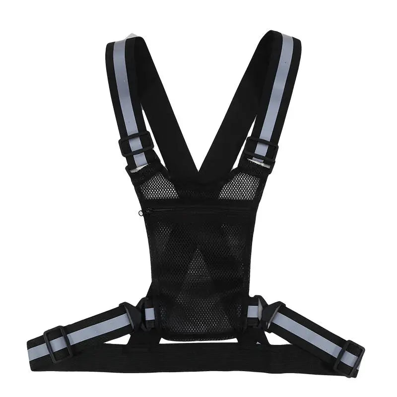 Lumix™ Reflective Vest with Adjustable Straps and Front Pocket