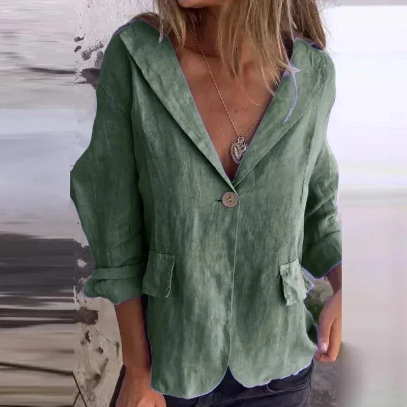 Luar™ Casual Blazer in Cotton Linen / Feel the Lightness and Style that Accompany You on Any Occasion!