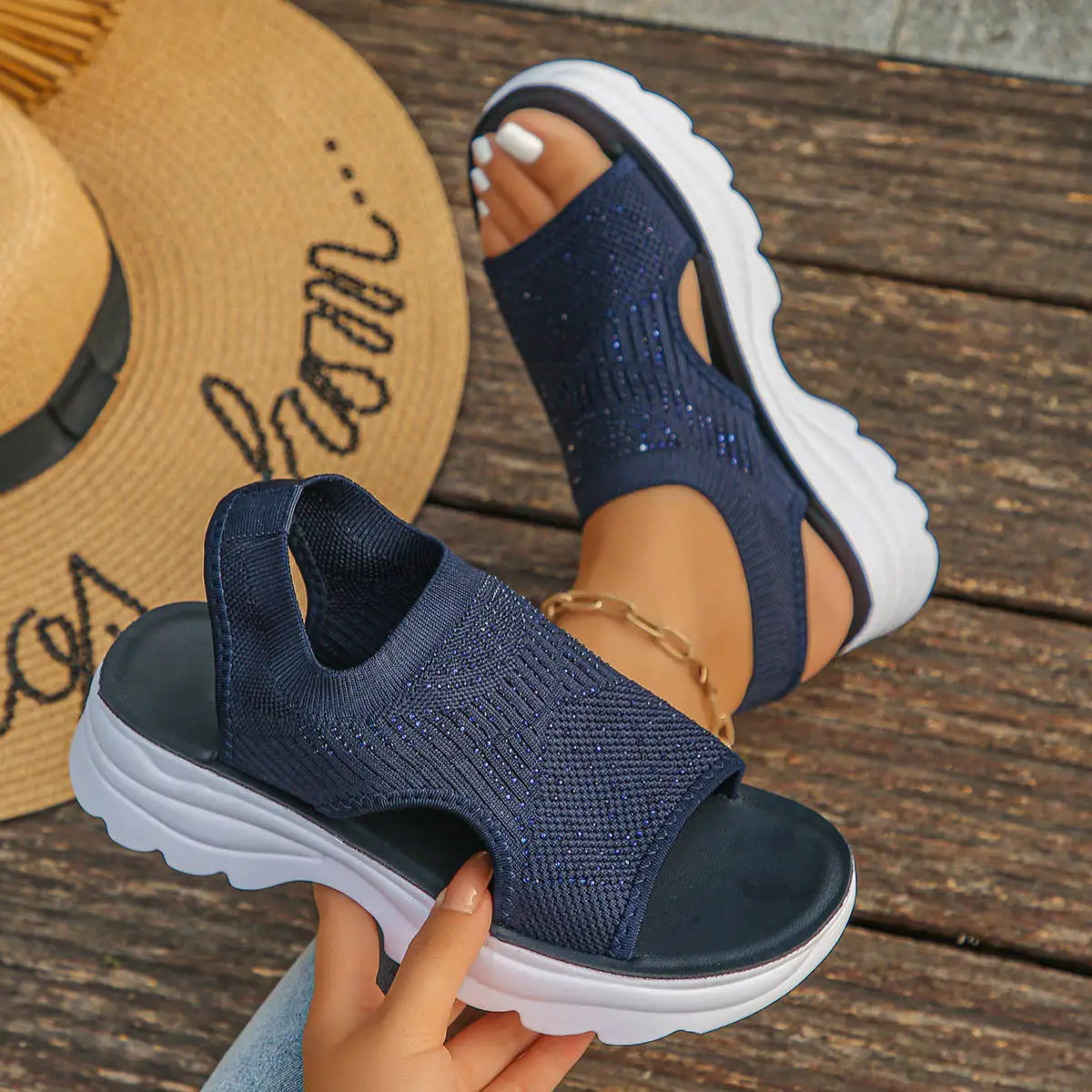 Comfortelle™ Sandals with Anatomical Sole and Premium Lightweight Comfort