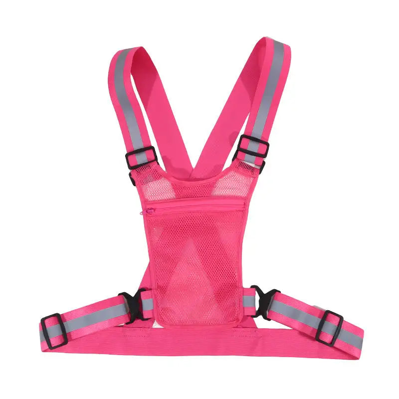 Lumix™ Reflective Vest with Adjustable Straps and Front Pocket