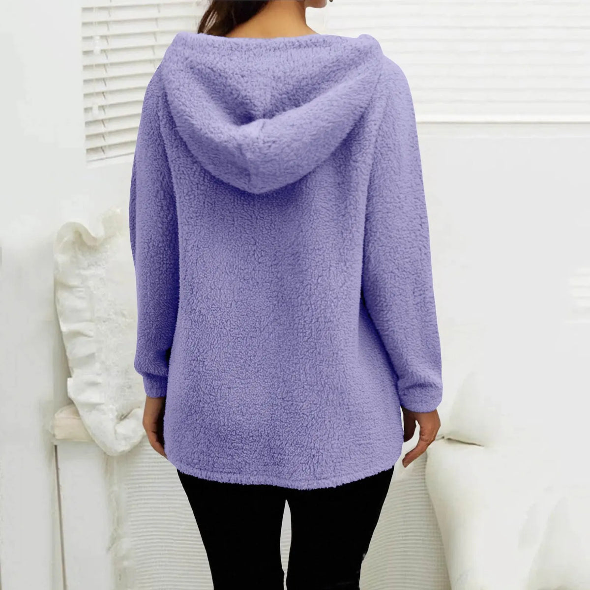 Nevina™ Fleece Jacket with Cozy Hood, Spacious Pockets and Soft Texture