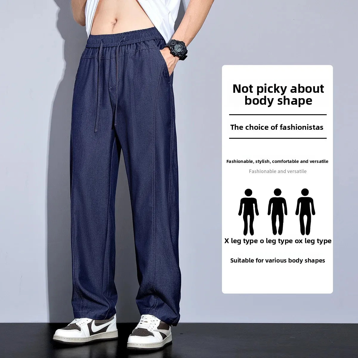 SubZero™ Men's Cotton Jeans with Cooling Technology / Maximum Comfort Even on the Hottest Days