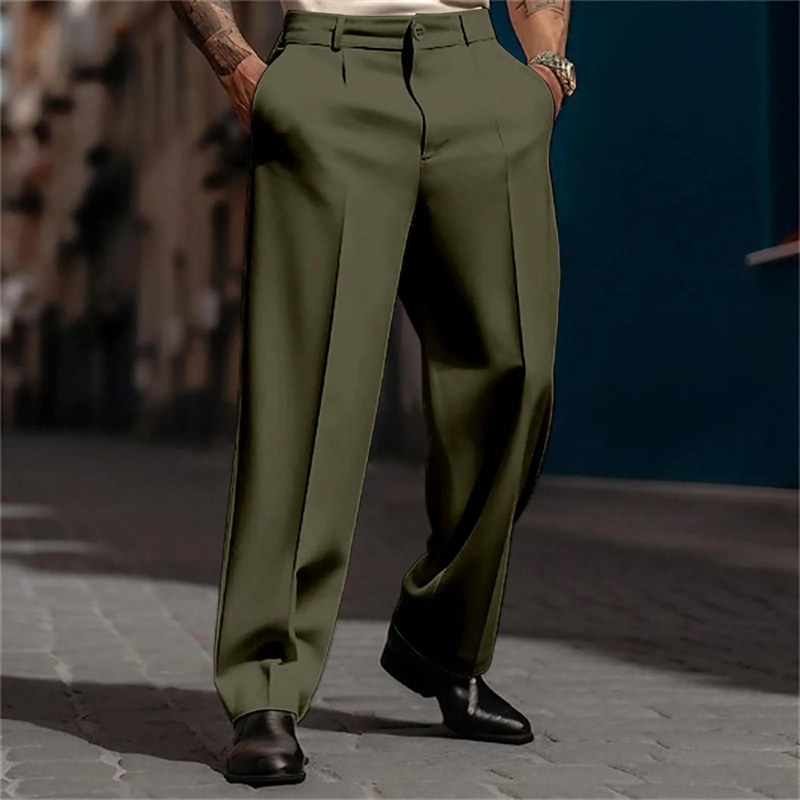Pants Marcel™ in Premium Tailoring with Front Pleats and Relaxed Fit