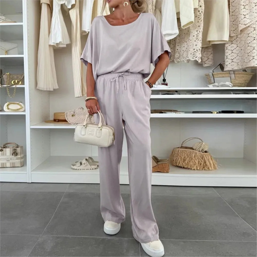 Duna™ Set in Premium Modal Knit with Loose Fit / Versatile Minimalism for All Occasions!