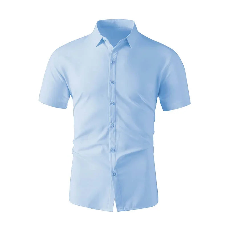 Marco™ Slim Fit Shirt with Classic Collar and Short Sleeves