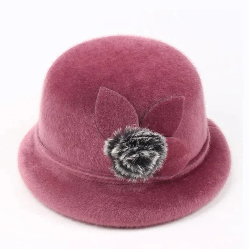 [🔥Last Day: Buy 1 Get 2 Free]  Clémence™ Hat in Synthetic Fox Skin / A Retro Touch that Celebrates Timeless Femininity!